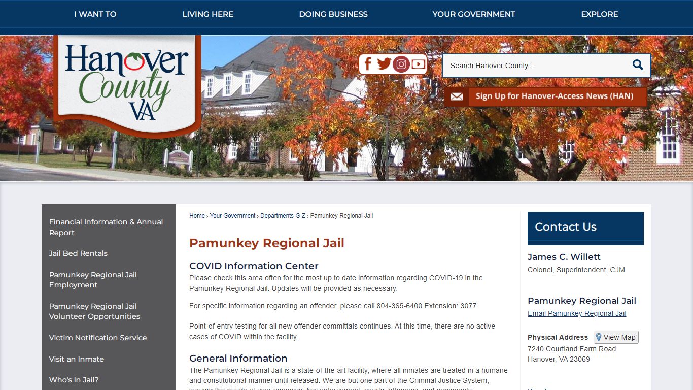 Pamunkey Regional Jail | Hanover County, VA